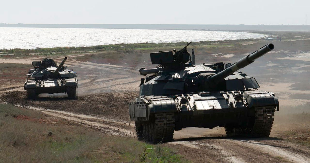 Танкісти Збройних сил України вдосконалюють основні елементи танкового ...