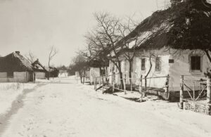 Село взимку 1917 року, Волинь.