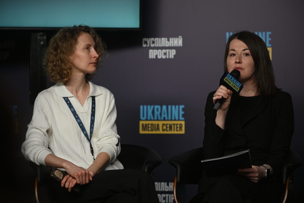 Марія Фрей та Руслана Брянська, фото Медіацентр Україна