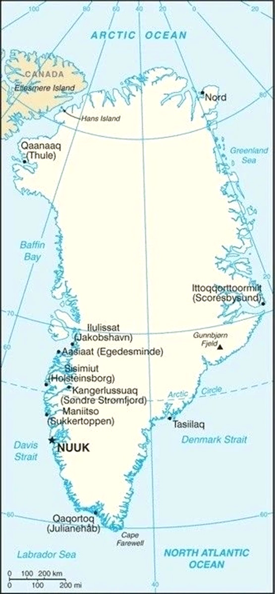 Мапа Гренландії