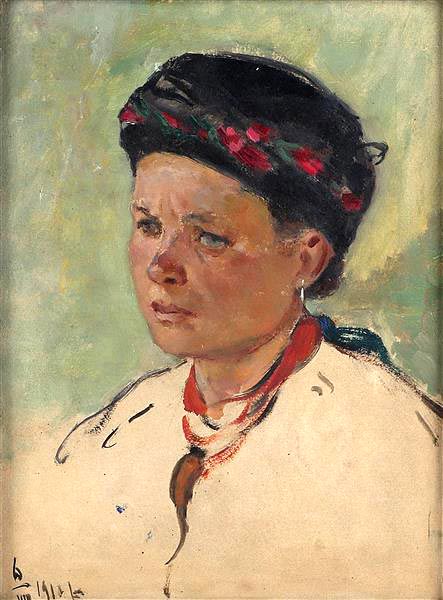 М. Пимоненко «Портрет української селянки, 1910