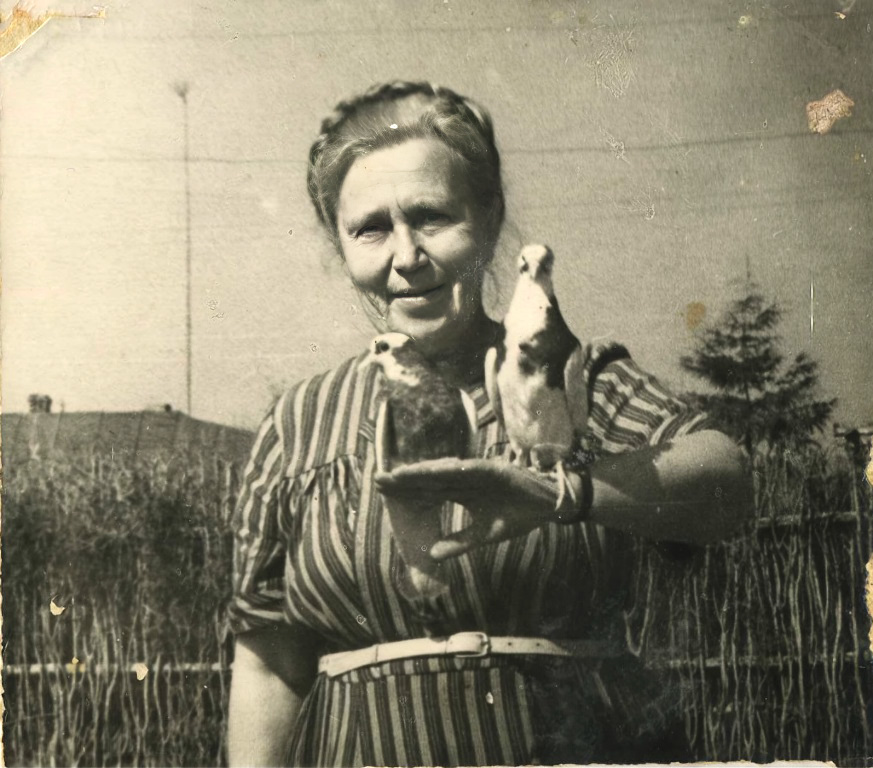 Надія Суровцова на засланні, 1954 Нижній Сеймчан, Магаданська