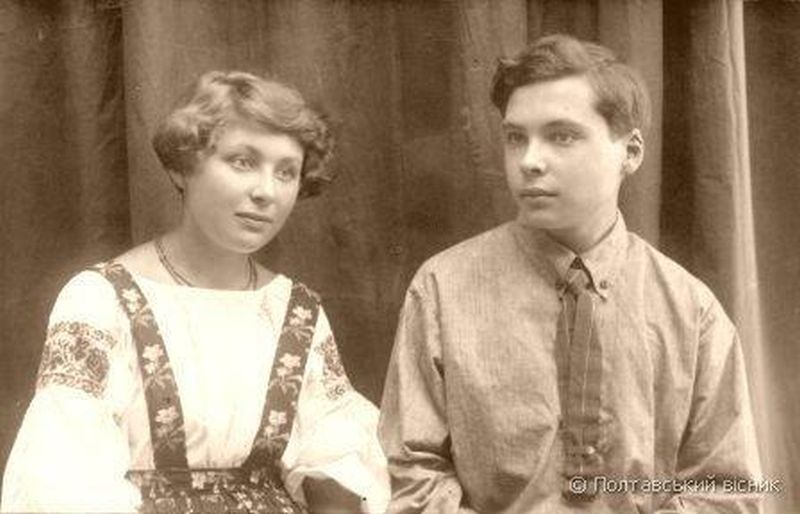 Оксана Іваненко з братом