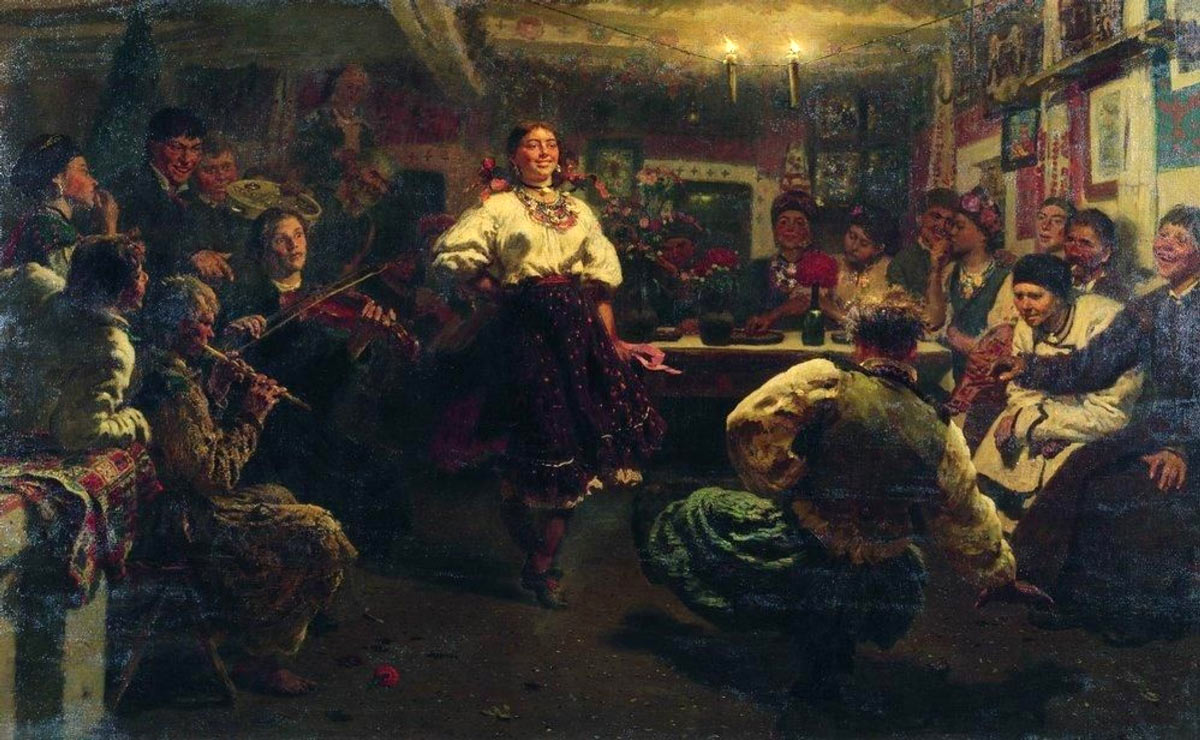 "Вечорниці" Іллі Ріпина, 1881 рік