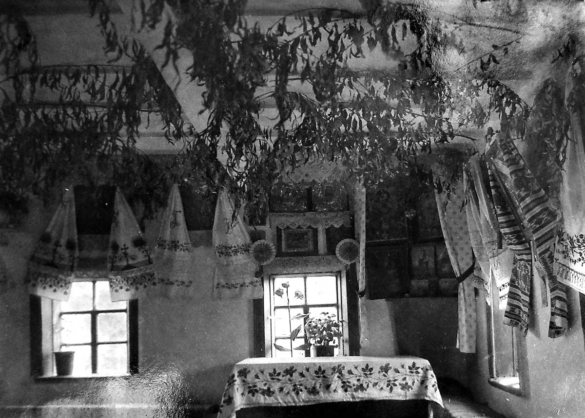 Хата з клечанням у місті Дунаївці (нині Хмельницька область), 1930 рік. Автор фотографії П. Жолтовський